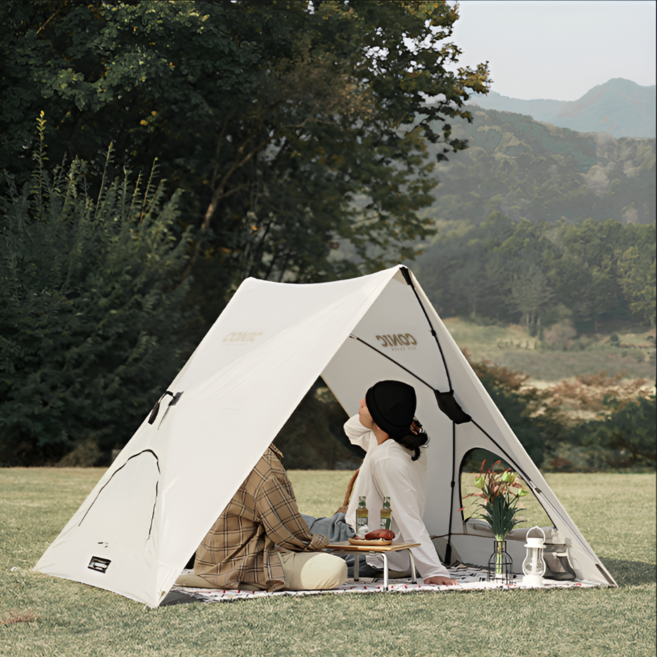 카즈미 1인용 2인용 원터치 쉘터 불멍 캠핑 백패킹 감성 경량 그늘막 팝업 피크닉