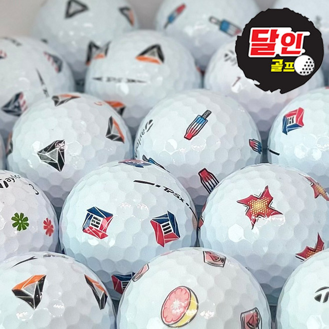 달인골프 TP5 Pix 투어 프리퍼드 로스트볼 B+등급 10개, 화이트, 1개입