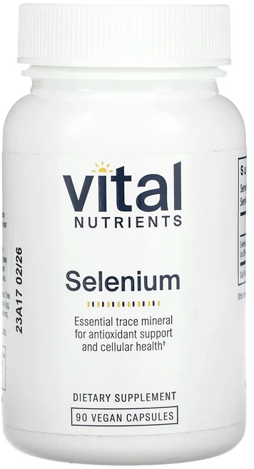 새해 첫좋은선물 Vital Nutrients 셀레늄 베지 캡슐 90정(캡슐 1정당 200mcg) 제대로 할인합니다, VitalNutrients셀레늄베지캡슐90정캡슐1정당2 - 쿠팡