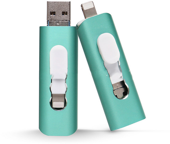 아이폰용 사진 백업 저장 공간 늘리기 USB 3.0 외장메모리 32G/128G, 블랙, 32G-3.0