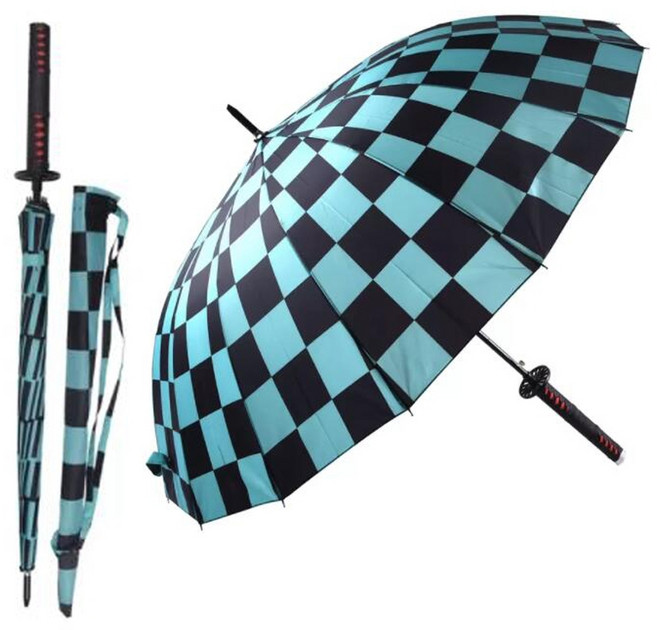 귀멸의칼날우산 검모양 장우산 닌자 귀칼 사무라이 굿즈 검우산