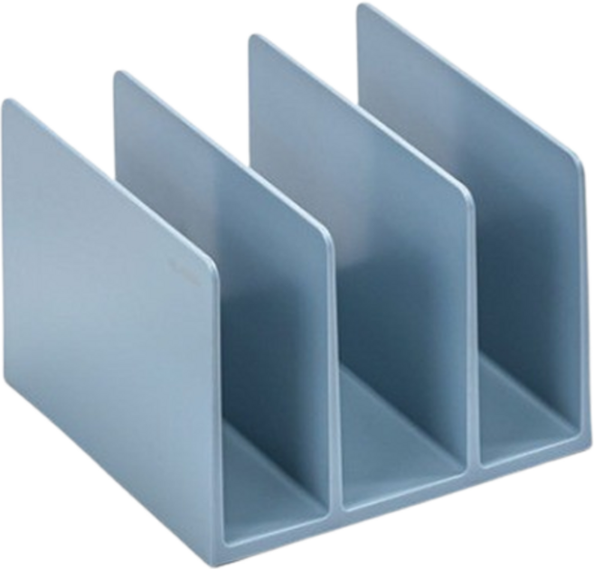 델리 누사인 3칸 미니 책꽂이 NS006, 블루