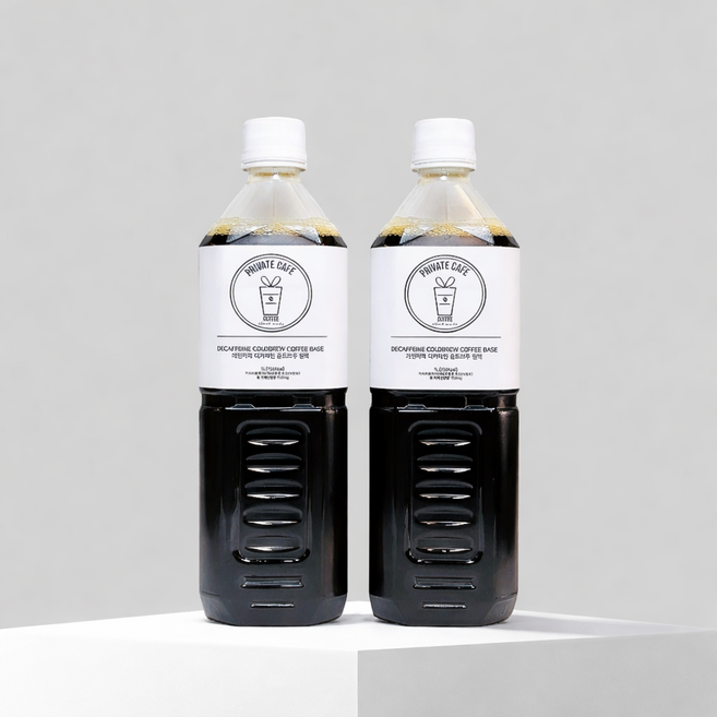 개인카페 디카페인 콜드브루 원액 더치커피 1+1 대용량, 2개, 1개입