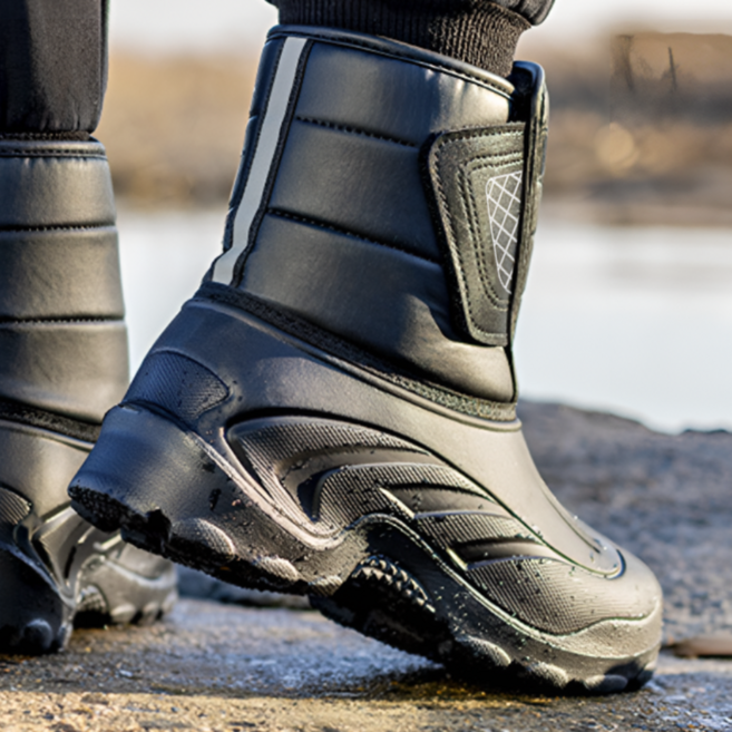 따숨이 방한화 남자 패딩 방한 작업화 어그 부츠 신발