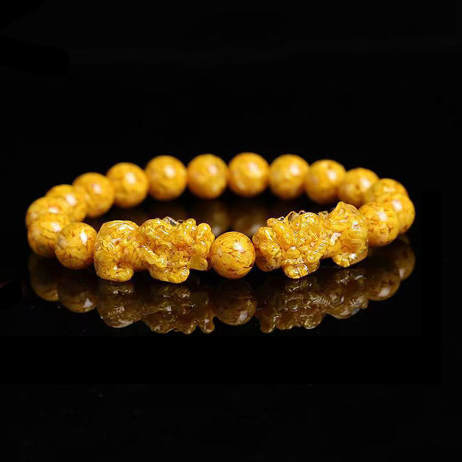 이레오몰 고함량 경면주사 쌍비휴 팔찌 L-1013