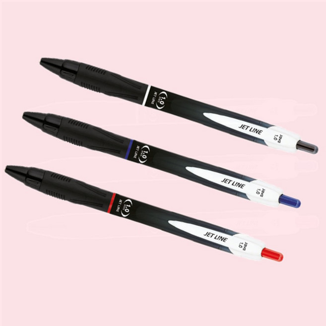 볼펜 1.0mm 볼펜 사무용자석 강템, 1개