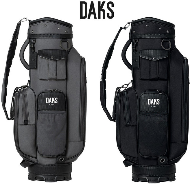 닥스골프 남성 경량 골프백 캐디백 DKCB-032M, 그레이