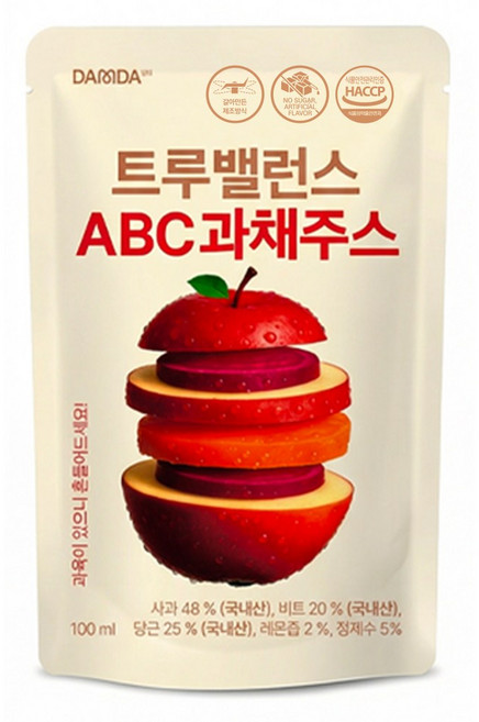 국내산100% 통째로 갈아만든 ABC주스 해독주스, 30개, 100ml