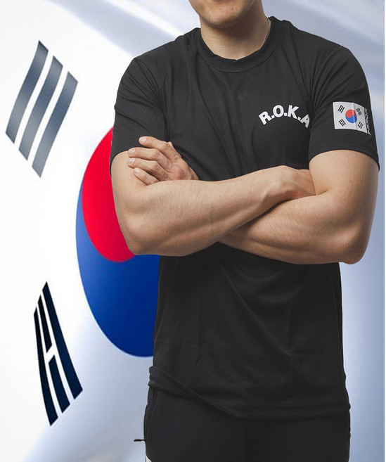 국산 PX 로카티 군인 군대 군용 ROKA 코리아아미 쿨론 밀리터리 컴뱃티셔츠