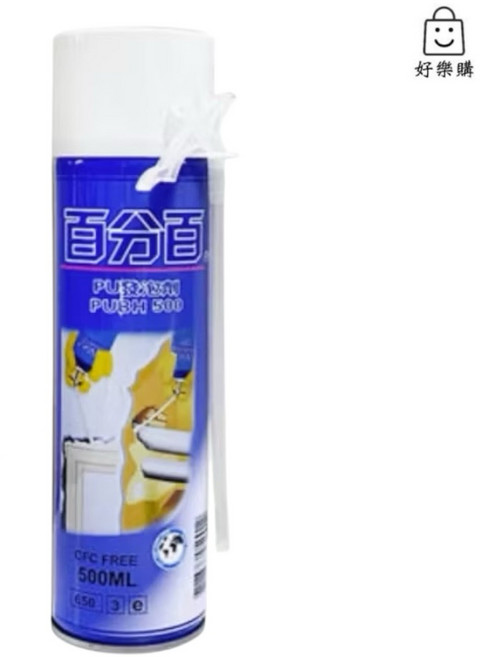 百分百發泡劑 PU發泡劑 補洞劑 填補劑 發泡填縫劑 恐龍發泡劑, 1個, 4718383075015, 750ml