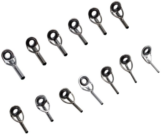 10종세트 50개입 갯바위 찌낚시대 탑가이드 수리 1호대 2호대 톱가이드 초릿대 릴낚시대 수리세트, 1개, 은