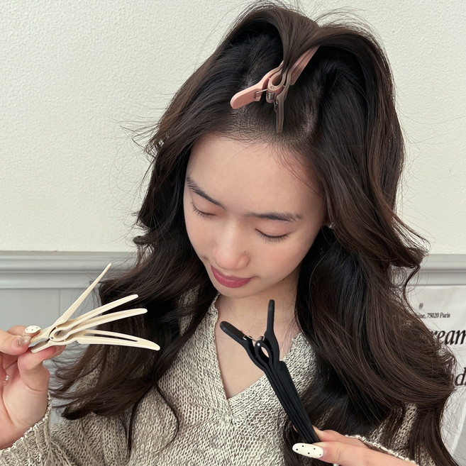 가르마볼륨집게 앞머리볼륨픽 볼륨집게 머리뿌리살리기 모류교정