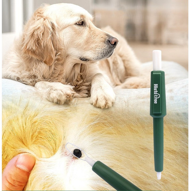 고양이 강아지 진드기 제거 핀셋 벌레 집게, 1개, 1L, 혼합
