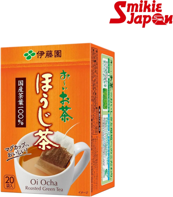 이토엔 오이오차 호지차 에코 티백 일본직배송 티음료 관리 도움, 1개, 20개입, 1.8g