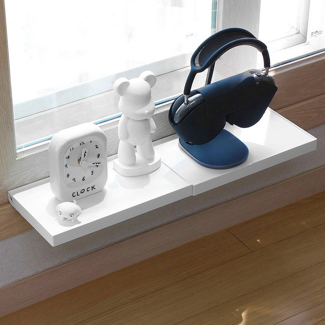 깔끔정리 빗자루 쓰레받기 세트, 화이트