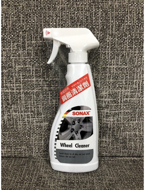 SONAX 舒亮 鋼圈清潔劑 500ml 煞車粉塵 油污清潔 鐵粉去除劑 輪圈, 1個