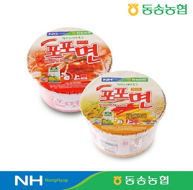 동송농협 철원오대 쌀국수 포포면 반반(얼큰한 맛+멸치 맛) (92g x 12개입), 단품, 단품