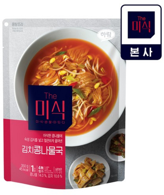 더미식 김치콩나물국, 350g, 1개