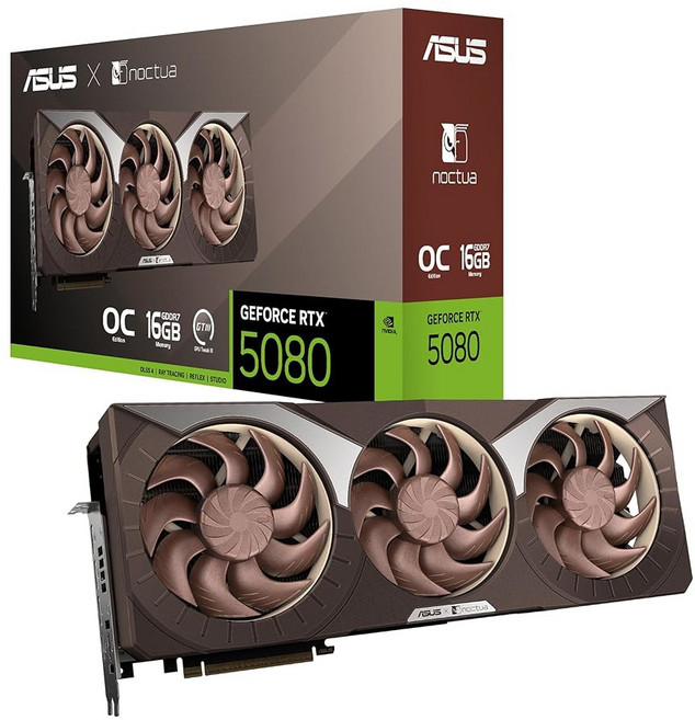 ASUS SFF-Ready Prime GeForce RTX 5080 OC 에디션 16GB GDDR7 그래픽 카드(PCIe 5.0 GDDR7 HDMI /DP 2.1 2.5 슬롯