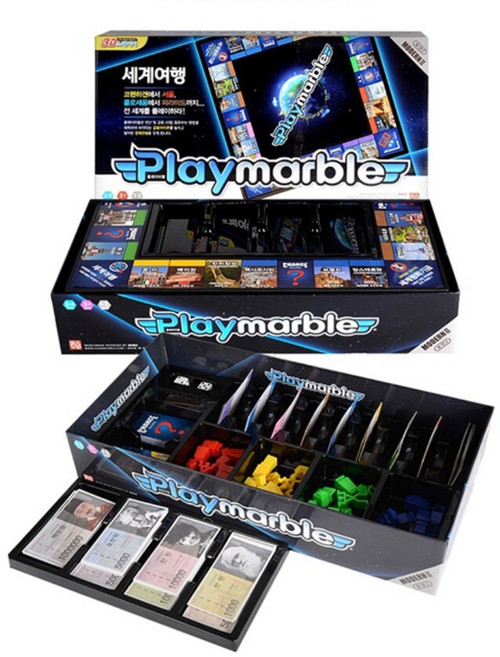 어린이 투자개념 경제학습용 세계여행 보드게임 학습보드 퀴즈게임 집콕생활 두뇌개발, 1개