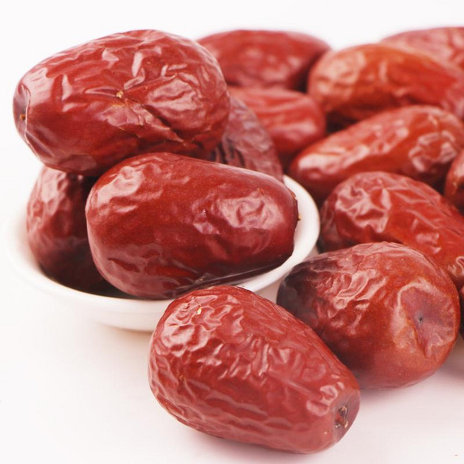 중국대추 2.5kg 신강특산품 디저트 왕대추 간식 중국산 호탄, 500gx5봉지, 1개