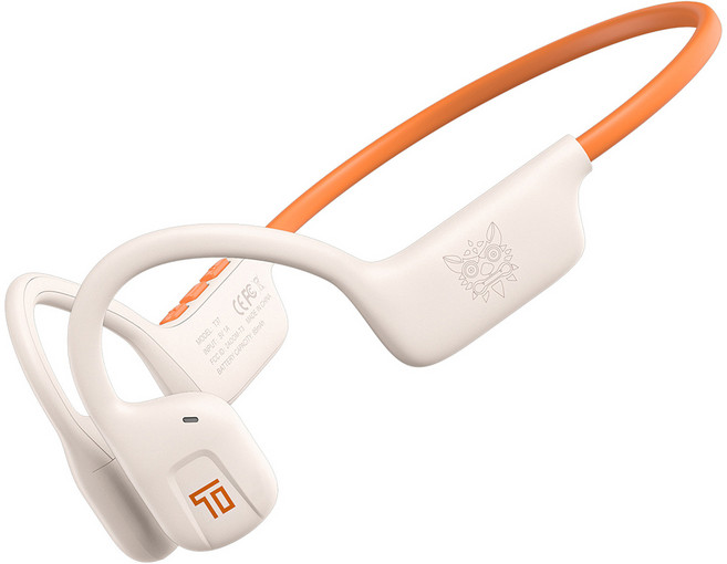 SMABAT 블루투스 이어폰 공기 전도 블루투스 이어폰 스포츠 방수 블루투스 이어폰, 화이트