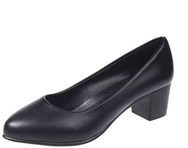 여성 빅사이즈 단화 중굽 로퍼 3~5cm 편안한 직장인 오피스룩 공항 승무원 출근용 단화 구두