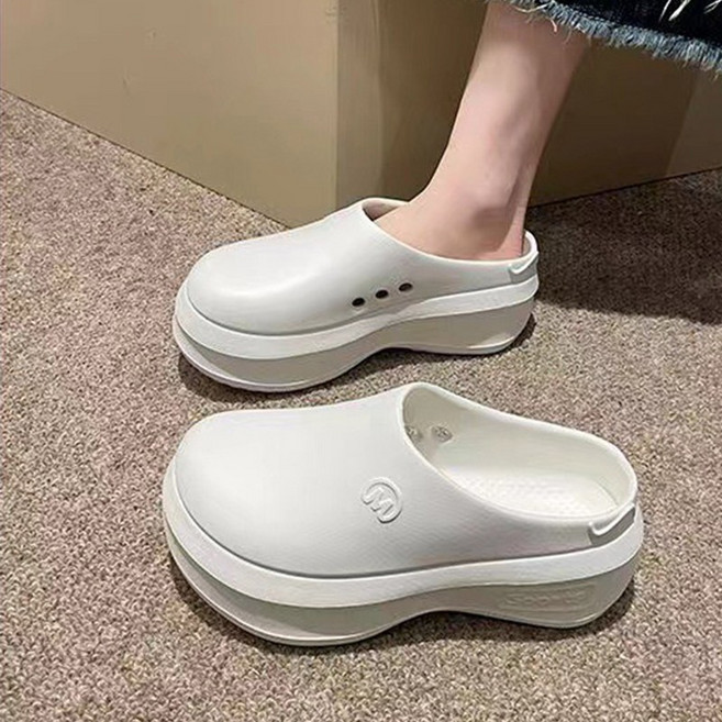 사계절 소프트 키높이 안전 슬리퍼 논슬립 다용도 베이직 방수 EVA 주방화