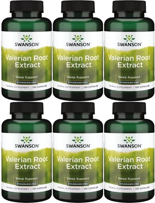 스완슨 발레리안 뿌리 추출물 200mg, 120정, 6팩 - 쿠팡