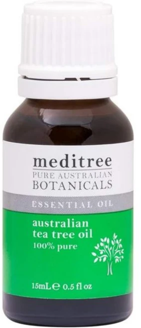 구강 오일 청결제 풀링 네이처스플러스 메디트리 퓨어 오스트레일리안 보태니컬스 티트리 1액량 온스 100% 에센셜 방부제 빛나 피부 유지 모공 깊숙이 세정 홍조 자연스럽고 비건, Tea Tree, 0.5 Fl Oz (Pack of 1) - 쿠팡