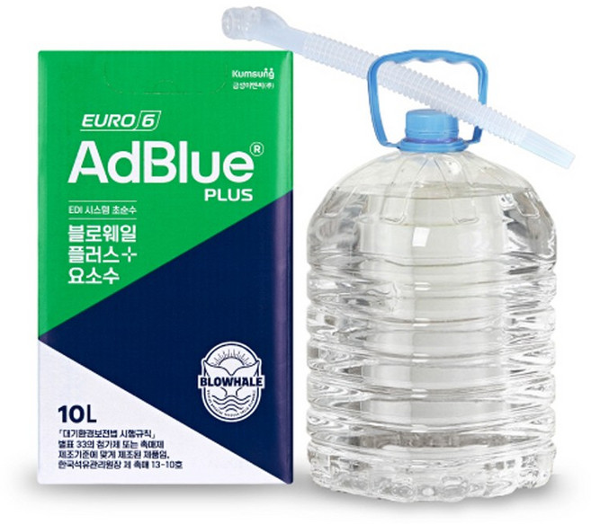 금성이엔씨 차량용요소수/유로6/독일인증/보험가입/국내생산/에드블루 (10L), 1개, 에드블루페트(10L), 10L