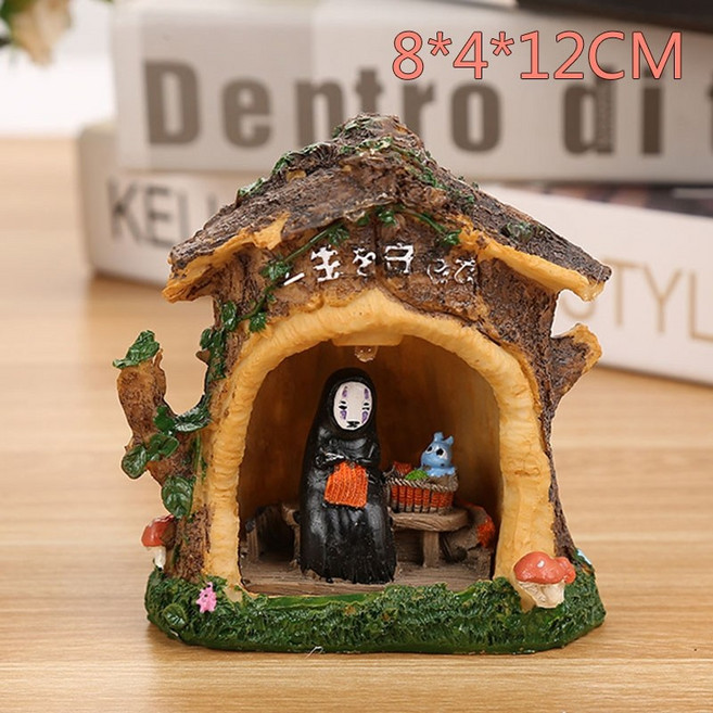 가오나시 조명 센과치히로 인형 장식 크리스마스 할로윈 생일 선물, 뜨개질 가오나시(통나무 에디션)