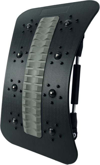 미소라인F 4세대 허리스트레칭보드 마사지 간편조작 바른자세, 블랙, 1개