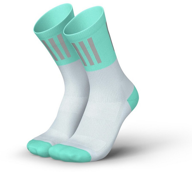 INCYLENCE HIGHVIZ V3 反光跑步機能襪 藍色, 1個, 39-42