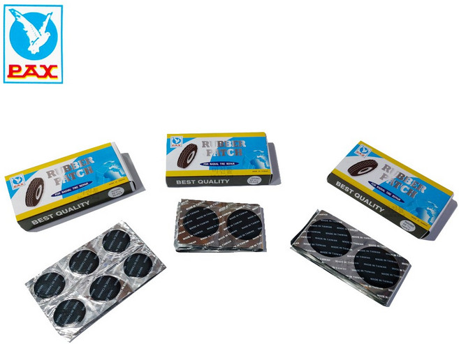 PAX 대만제 주부 딱지 튜브 패치 타이어 펑크 수리 번개표 주부풀 쥬브 쥬부, 1개