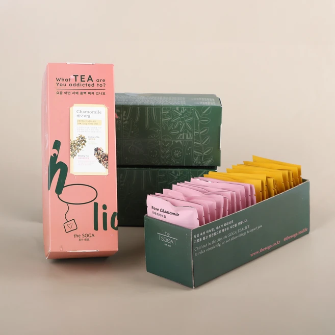 [더소가] 캐모마일 컬렉션 세트 24티백 취향을 깊게 티홀릭 에디션 허브차 카모마일 허브티, 1개, 캐모마일12입+로제캐모마일12입 - 쿠팡
