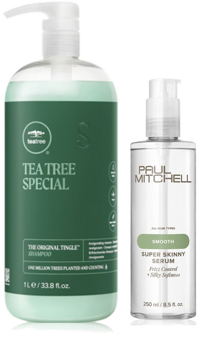 폴미첼 티트리 스페셜 샴푸 1000ml+세럼 250ml, [AA1]샴푸+세럼, 1개