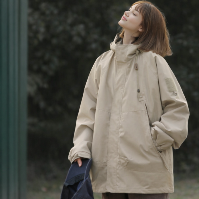 로라쉐 야상 자켓 간절기 바람막이 빅사이즈 남녀공용