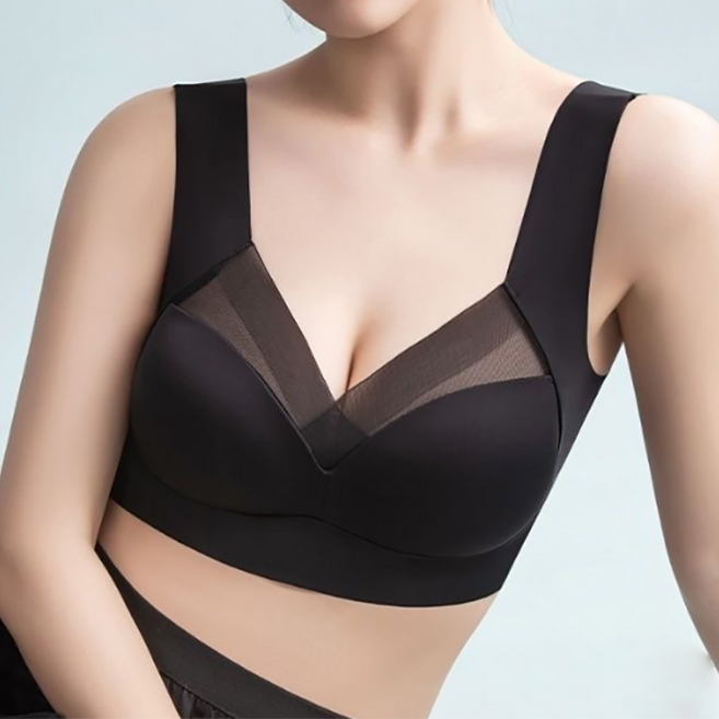 딥톡 여성용 볼륨업 탄력 노와이어 브라렛 속옷 DT012