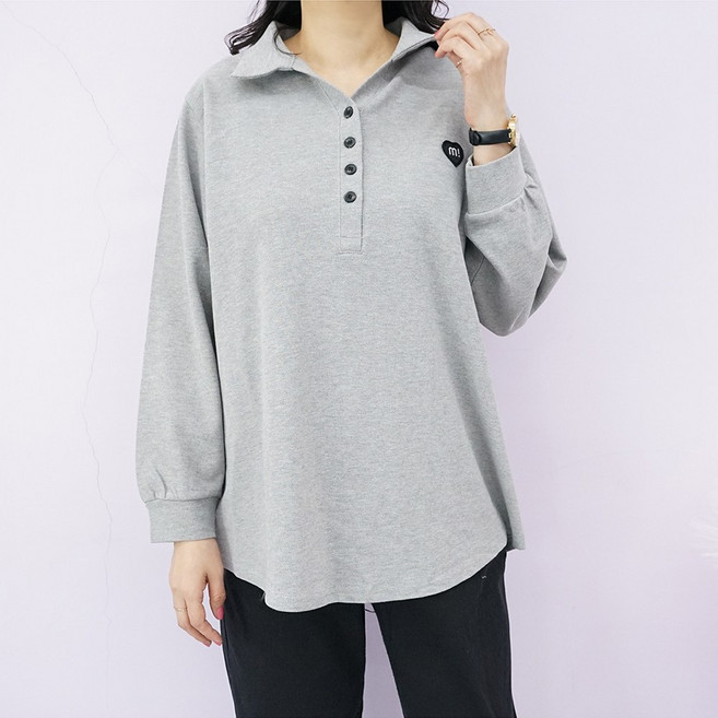 빅걸스토리 여성 빅사이즈 PK원단 골프카라티