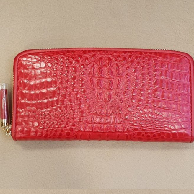 [엘레강스 창원뉴코아 ]@@@명품스타일 악어패턴엄마선물하기좋은고급소가죽@@@수납칸칸 지퍼형 장지갑