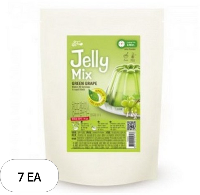 브레드가든 청포도 젤리믹스, 1kg, 7개