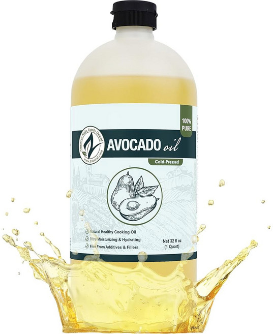 자투랄 100% 아보카도 오일 퓨어 내추럴 첨가물 없음 깔끔 콜드 프레스 비-GMO : 요리 튀김 베이킹 및 소스 드레싱 마리네이드 샐러드용 (1갤런), 2 Pound (Pack of 1), 1개