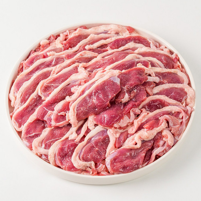 당일작업 신선한 국산 생오리 슬라이스, 2개, 500g