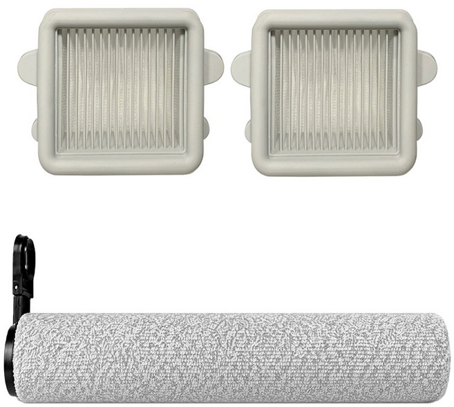 [호환] BNC INT 로보락 F25 Ultra Ace Combo Pro Rt 무선청소기 소모품 롤러 브러쉬 + 헤파 필터 세트, 1세트, 수량