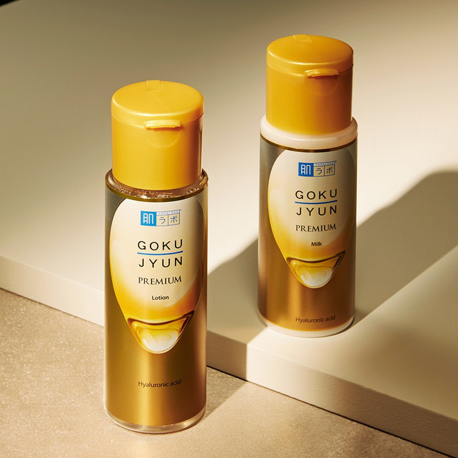 하다라보 고쿠쥰 프리미엄 2종 세트 로션 170ml + 밀크 140ml, 하다라보 고쿠쥰 프리미엄 2종 세트, 로션 170ml