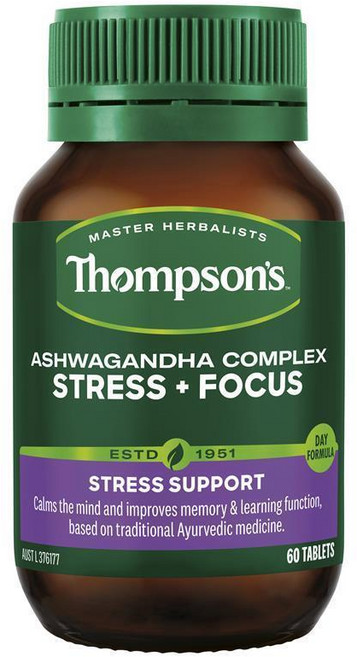 톰슨 아슈와간다 콤플렉스 스트레스 포커스 60정, 1개