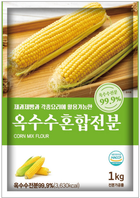 새롬푸드 옥수수전분, 1kg, 5개