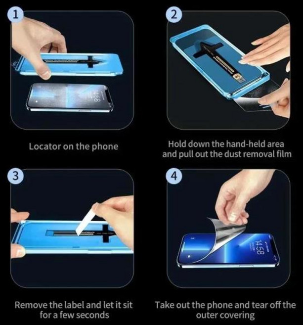 Infinix Note 50S 40x 30i VIP Pro Plus 강화유리 스크린 보호필름 먼지 설치 자동 제거 키트, 01 5 조각, 06 For Note 40 Pro Plus