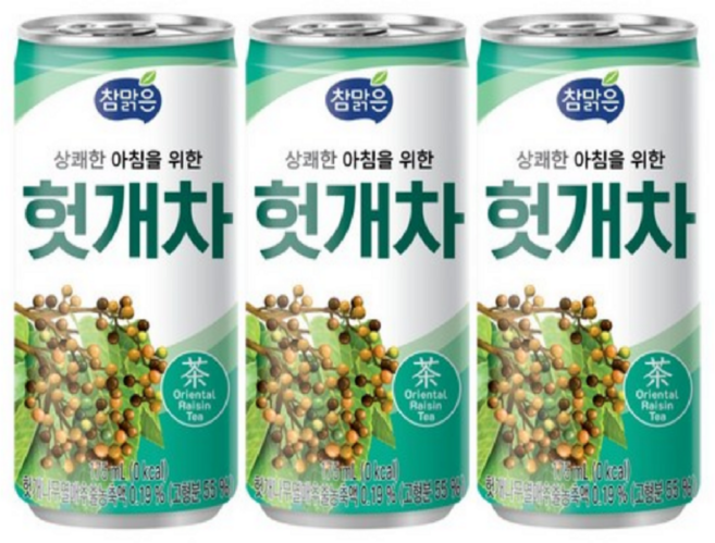 참맑은 헛개차 캔 175ml x 30개